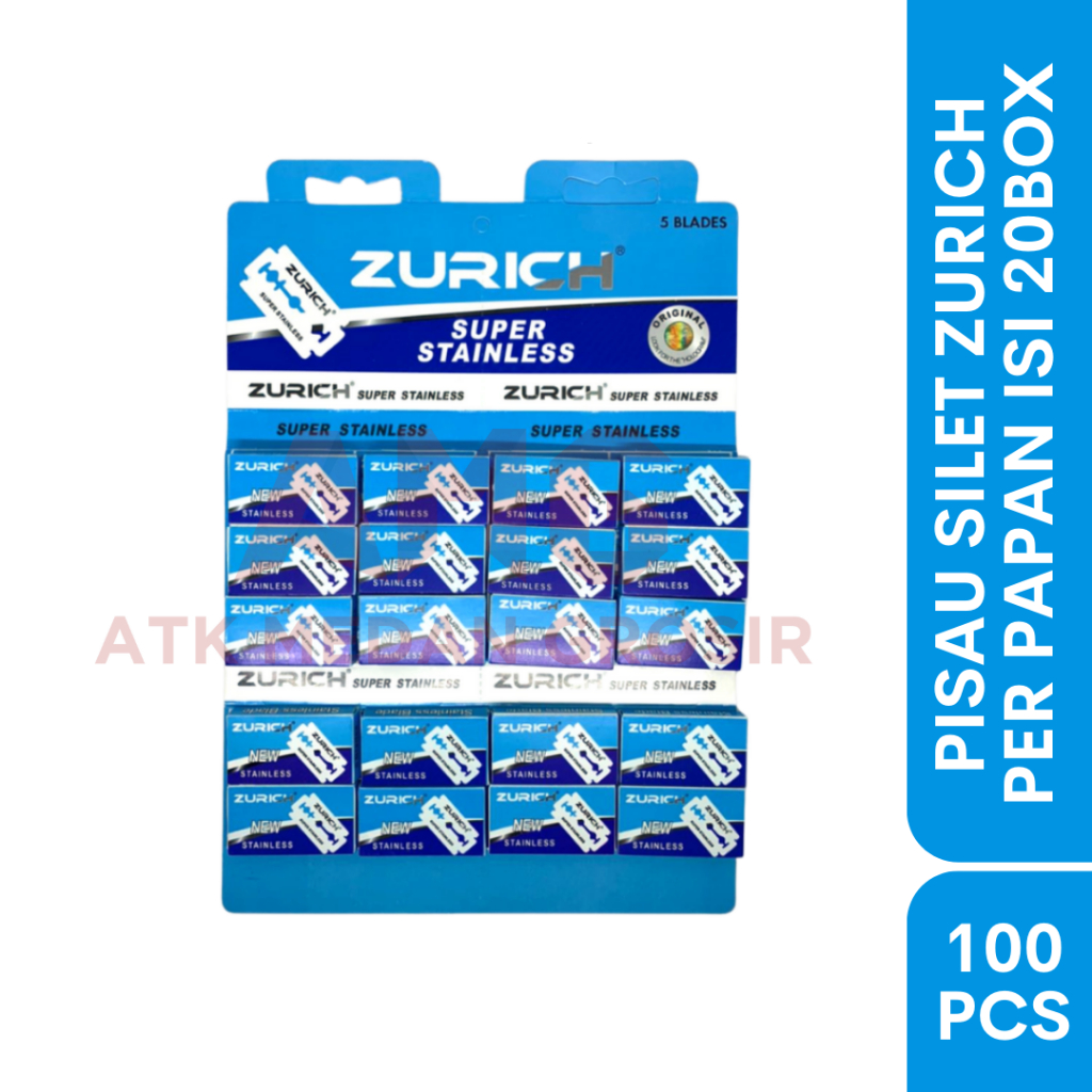 

PISAU SILET ZURICH TAJAM PER PAPAN (100 PCS)