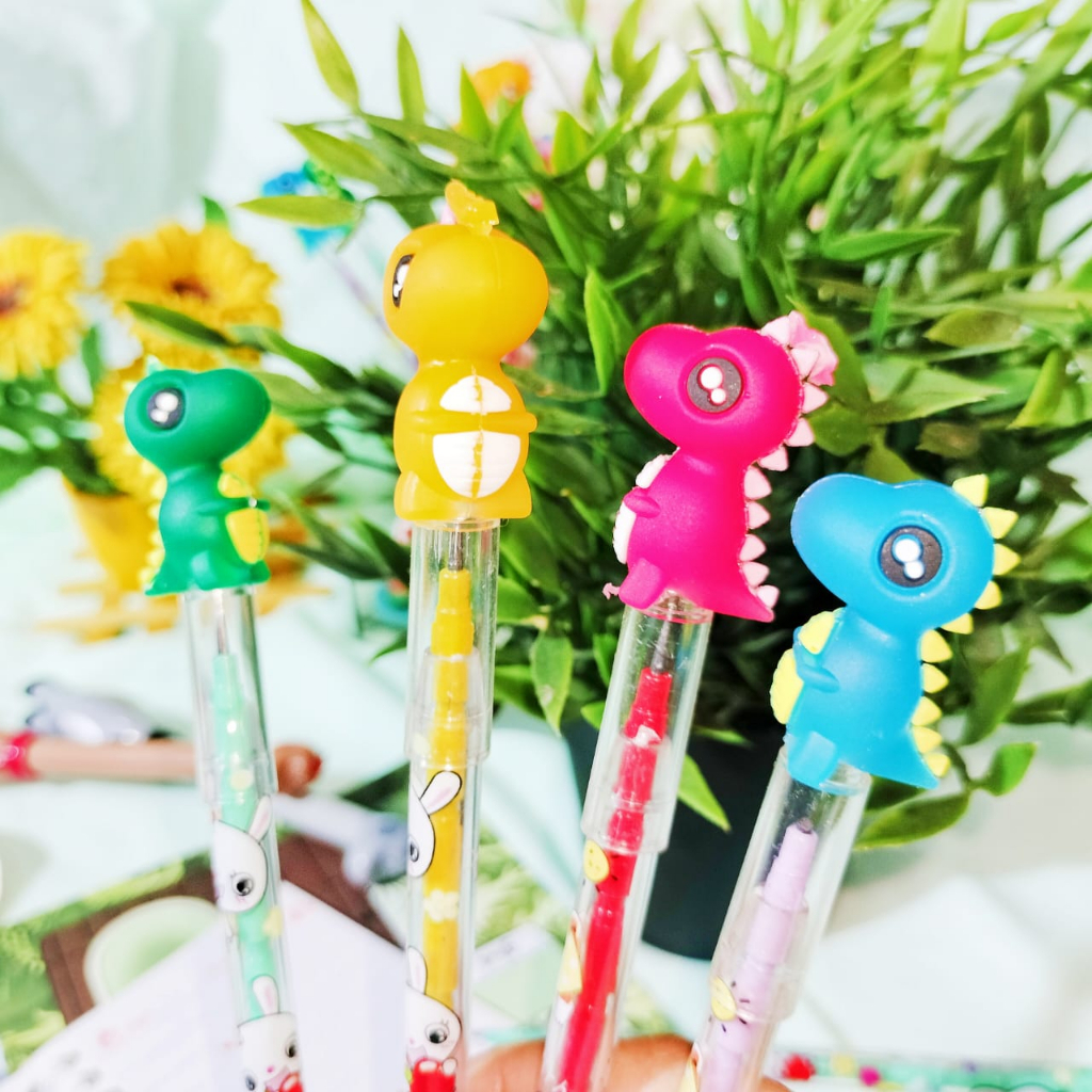 

PENSIL SUSUN 2B KARAKTER DINO MINI TERBARU PENSIL PELOR KARAKTER BINTANG WARNA-WARNI BISA GROSIR DAN COD