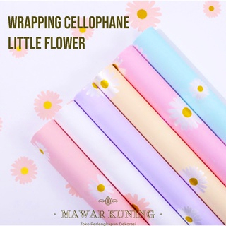

[ 5 Lembar ] Wrapping Cellophane Little Flower / Kertas Cellophane Buket Bunga - ACWF