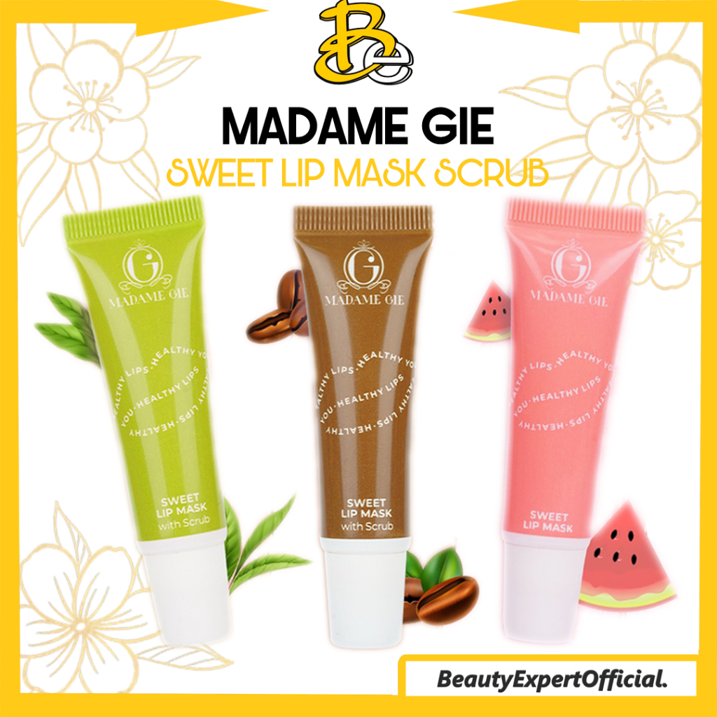 ⭐️ Beauty Expert ⭐️ Madame Gie Sweet Lip Scrub 10g - Lip Mask Masker Scrub Pencerah Bibir