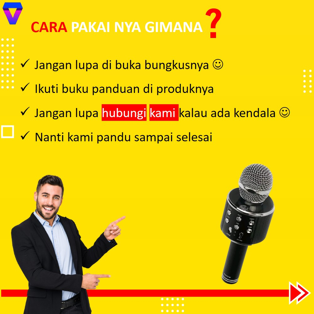 MICROPHONE KARAOKE BLUETOOTH PORTABLE MIC SPEAKER MIKROFON KARAOKE WIRELESS MIKROPON TANPA KABEL SPEAKER MIC SUARA NYARING JS192