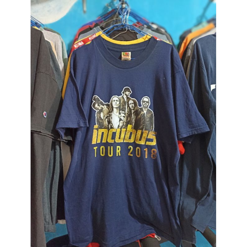 kaos band incubus fruit of the loom