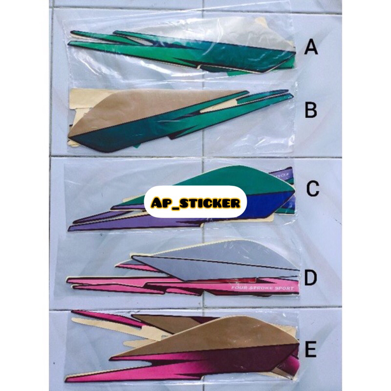 Striping stiker sticker lis les list gl pro 95