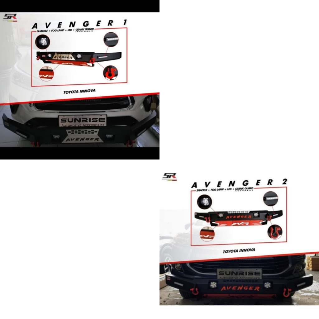BUMPER DEPAN AVENGER TOYOTA INNOVA REBORN 2016-2021