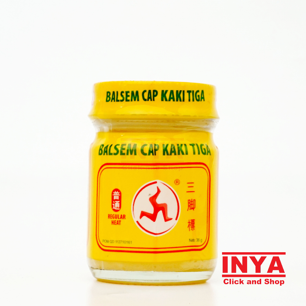 Balsem Cap Kaki Tiga Regular Heat 36gr - Obat Gosok - Balm - Ointment - Balsam