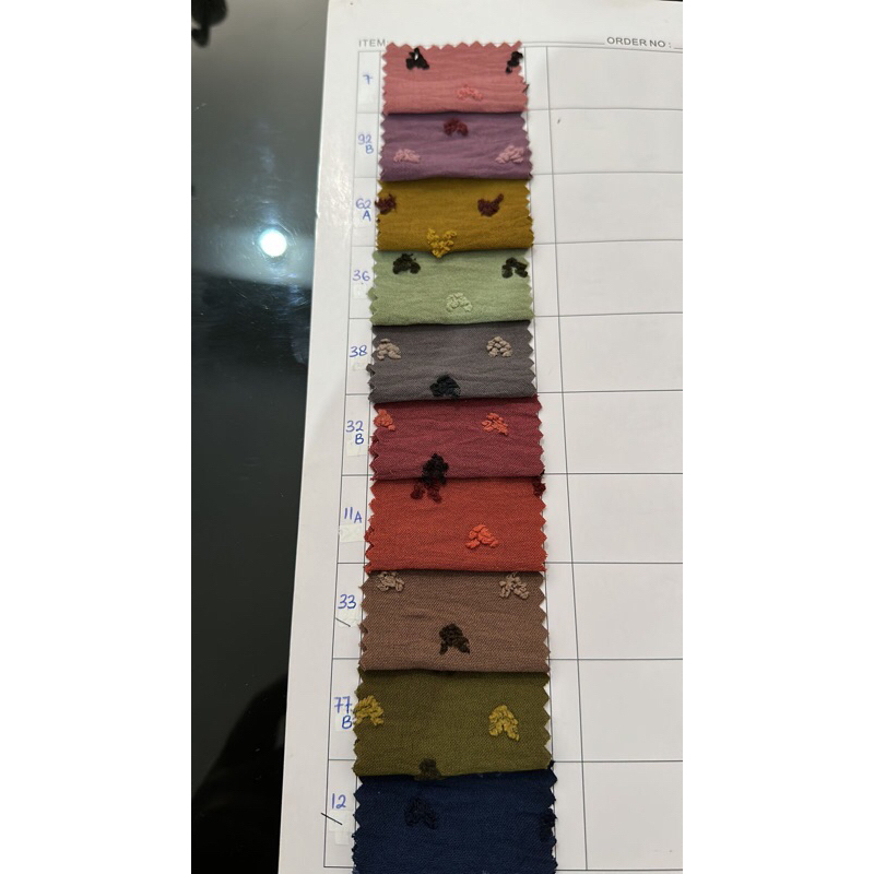 TERMURAH kain cey airflow uragiri love two tone premium