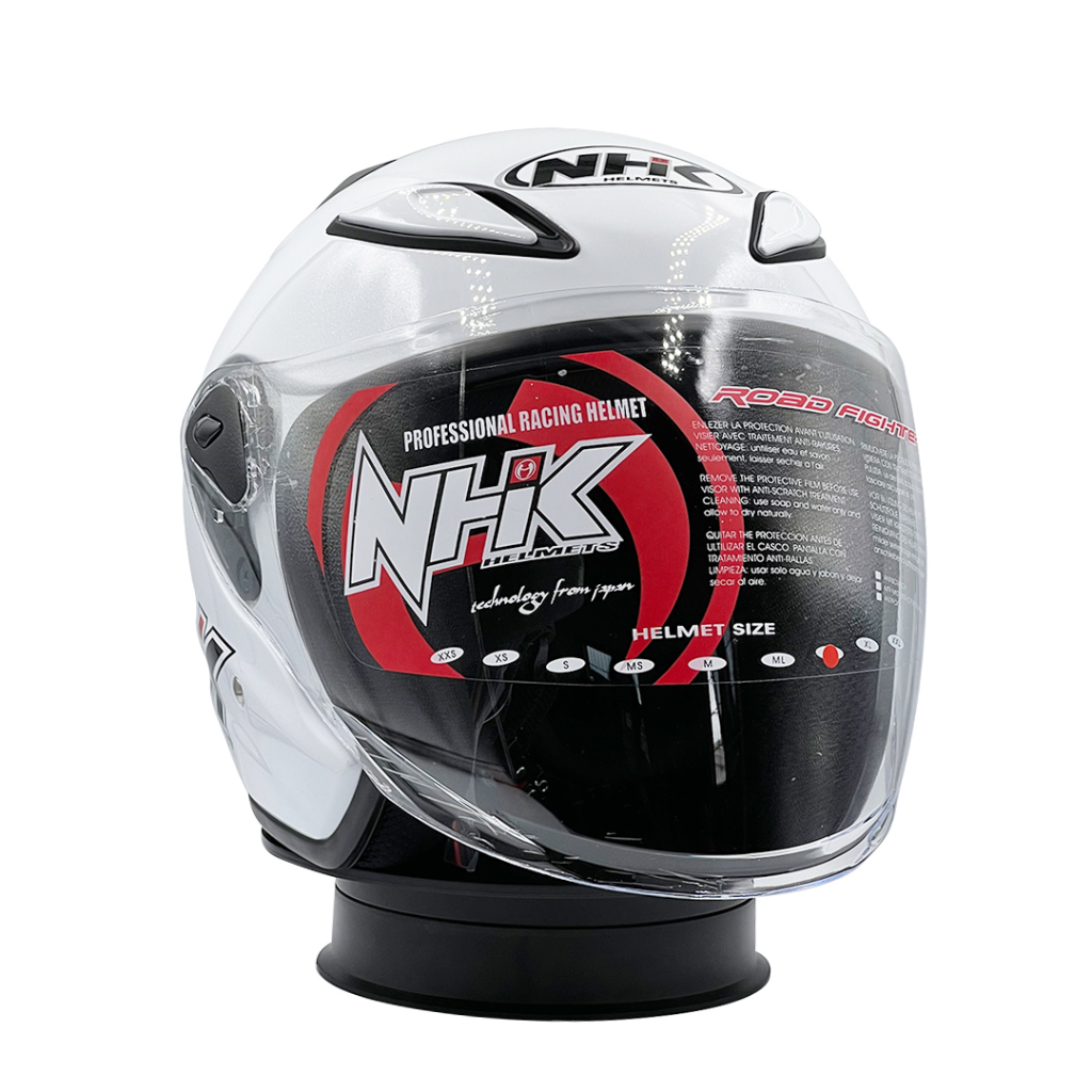 Helm NHK R6 Solid White