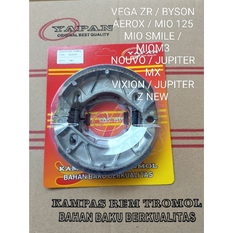 MIO KAMPAS REM BELAKANG YAPAN / VEGA ZR/ VIXION OLD / BYSON / AEROX /JUPITER Z1,NEW/ MIO /MIOGEAR