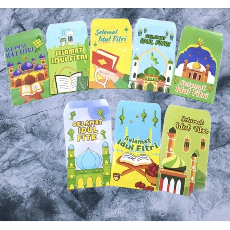 

Amplop lebaran motif anak uk S, angpao idul fitri (1pack isi 10 pcs)