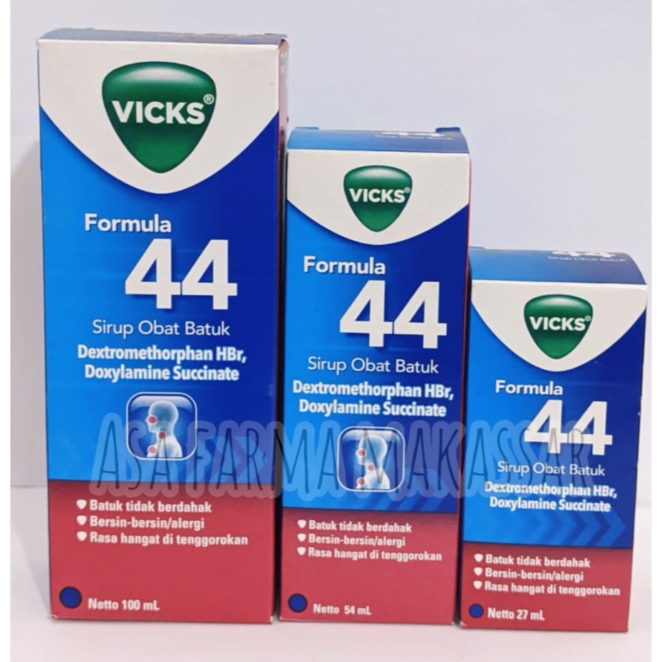 VICKS FORMULA 44 Dewasa untuk Batuk Tidak Berdahak