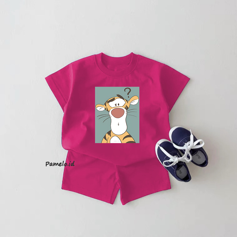 Pamelo.id Set Anak Viral / Tiger Why / Fashion Anak / Stelan baju anak / Korea Style / Set Balita