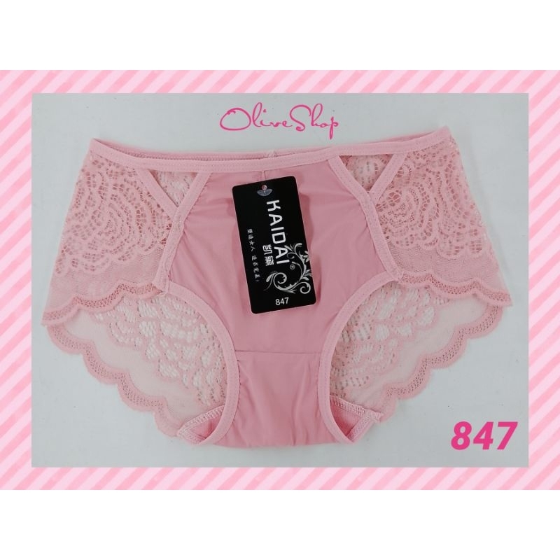 OliveShop ❤ CD Celana Dalam Kaidai Renda Seksi Elegan Mewah Nyaman Dipakai Murah Kode 847 B40