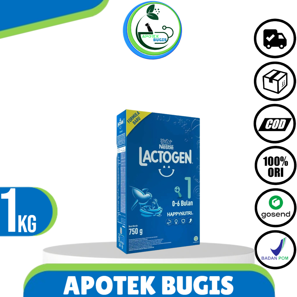 Nestle Lactogen 1 Susu Formula 0-6 Bulan Box 1 kg