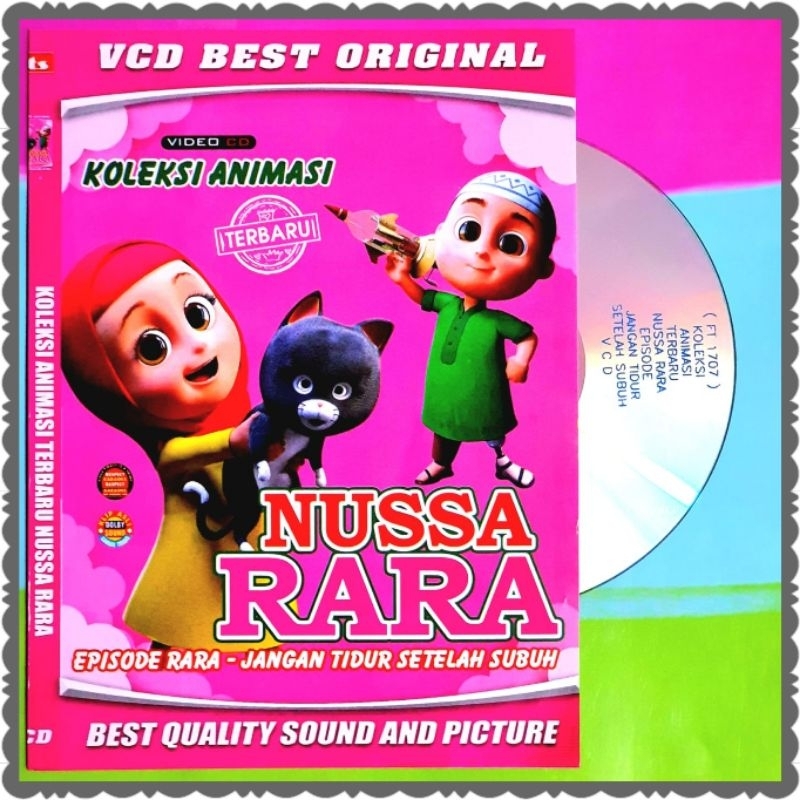 KASET VIDEO LAGU NUSSA RARA - KASET LAGU ANAK ANAK RELIGI KASET LAGU SOUNTRACK FILM NUSSA &amp; RARA TERBARU-EDUKASI FILM RELIGI ANAK MUSLIM-FILM BARU NUSSA RARA TERBARU-LAGU RELIGI ANAK-LAGU ANAK KARTUN ANIMASI-LAGU ANAK INDONESIA-LAGU ANAK ISLAMI