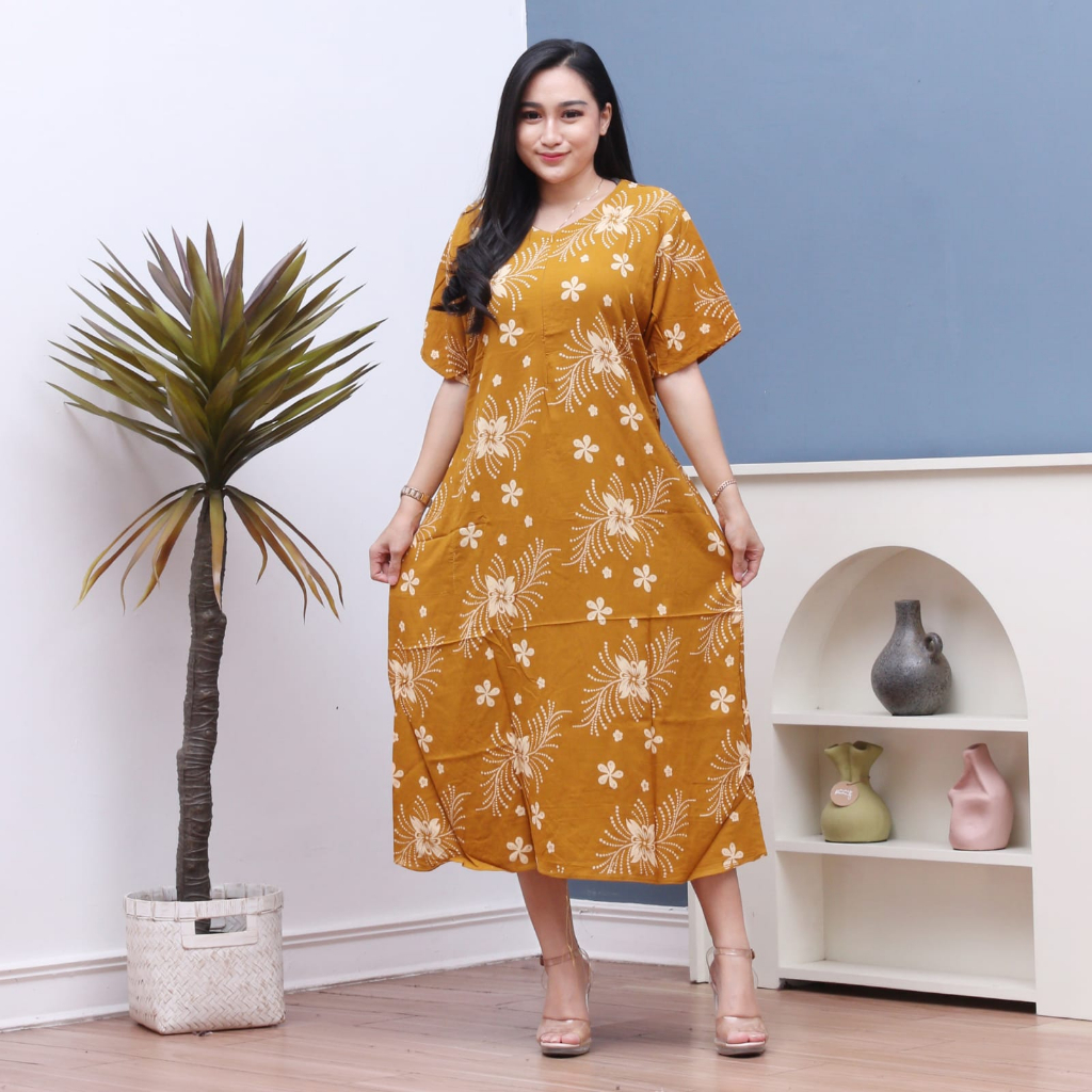 Daster Wanita Rayon Grade A Busui Resleting Depan Baju Tidur Daster Kekinian dengan potongan 58%! Ha