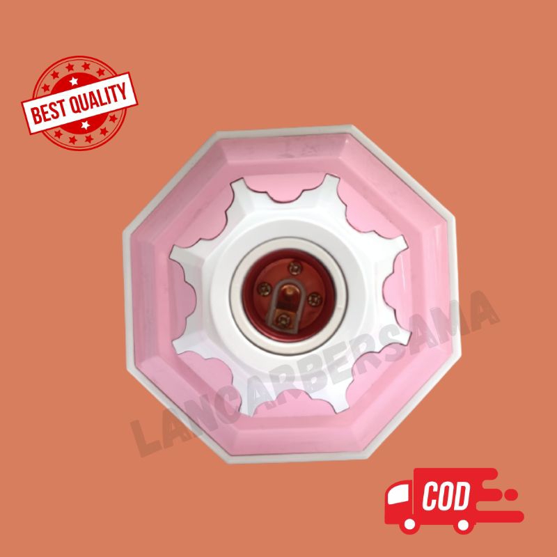 FITTING PLAFON/FITING LAMPU PLAFFON/FITTING PLAFFON KEMBANG BULAT/KUALITAS BAGUS