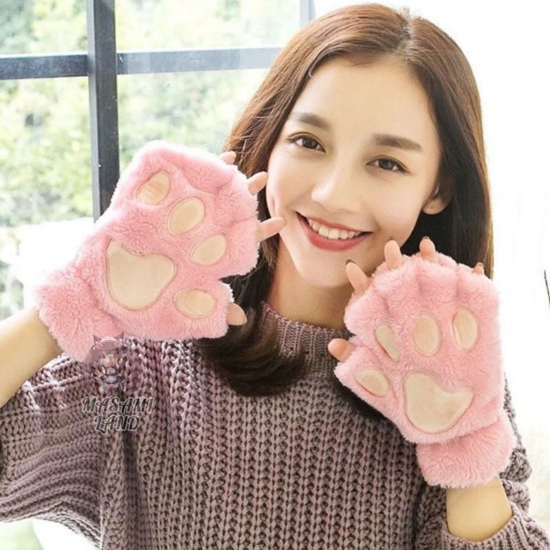 Masami Land Paw Kucing Cosplay / Sarung Tangan Cosplay Paw Kucing / Sarung Tangan Cakar Kucing