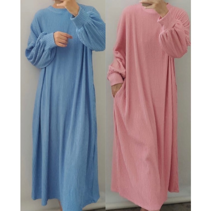 Luna Knit Dress - Dress wanita / Dress rajut wanita / tunik rajut wanita / Baju lebaran wanita / Dre