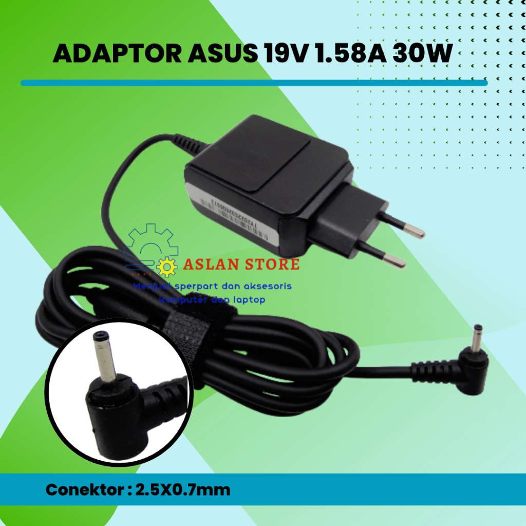 19V 1.58A 30W AC Adapter Asus AD82000 AD820MO AC Adaptor Asus Eee PC EXA1004CH EXA1004UH EXA1004EH 1001PXD R101D 1001PX