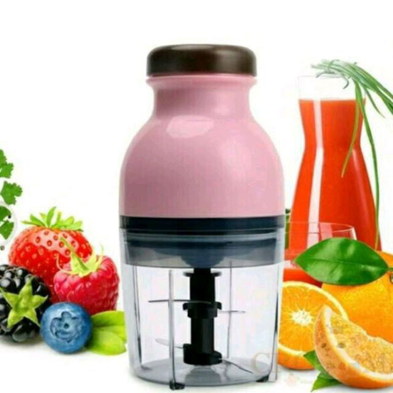 BLENDER CAPSULE SERBAGUNA CHOPPER DAGING SAYUR BUAH Plastik Penggiling Daging Listrik 220Watt