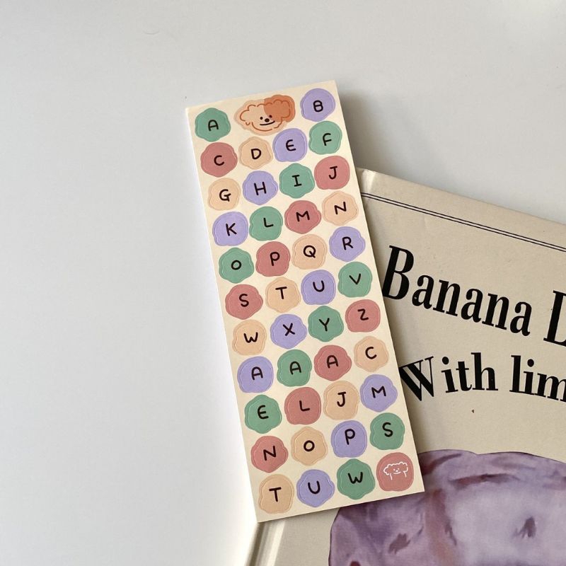 

Stiker Alfabet Deco Scrapbook Journaling Alphabet Sticker Huruf