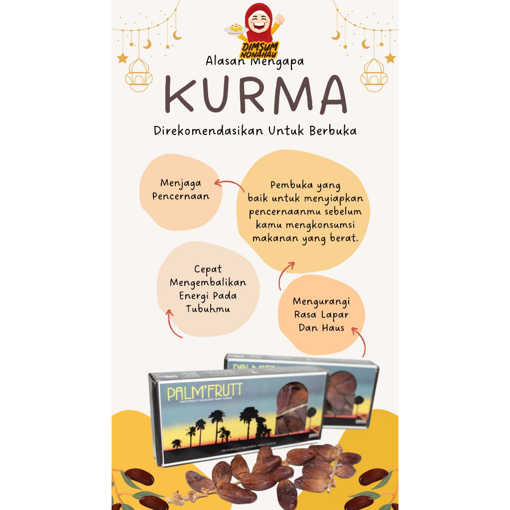 kurma palm fruit 500gr