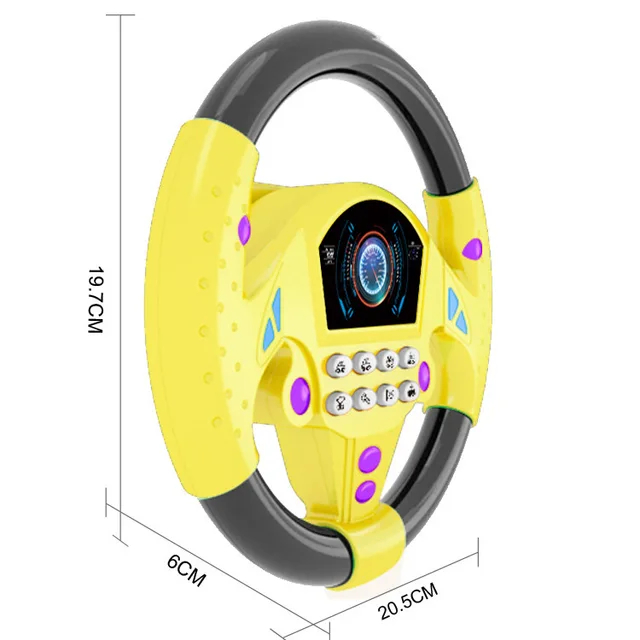 Mainan Anak Simulator  Belajar Setir Mobil  Steering Wheel / Edukasi Anak