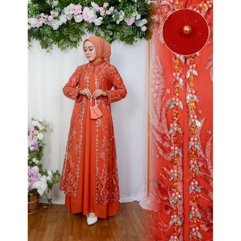 KEBAYA ORIGINAL//DRESS AYANA OUTER//SERAGAMAN KELUARAGA//BAJU PESTA LAMARAN//KEBAYA WISUDA//BAJU LEBARAN//GAMIS KONDANGAN//KEBAYA MODERN//KEBAYA BALI//BY FERRY MENNA//MDHBROTHER