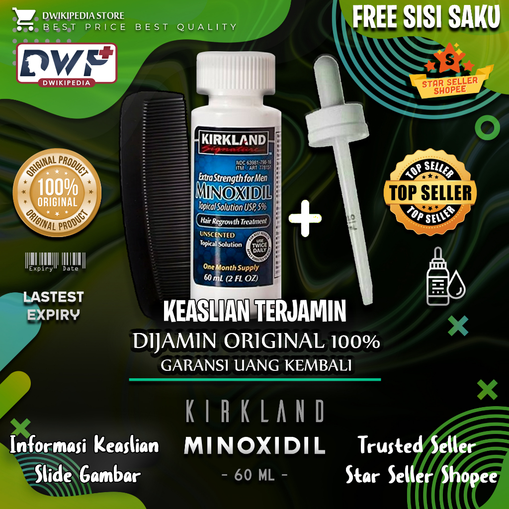 Kirkland Minoxidil 5% Original Costco USA 100%