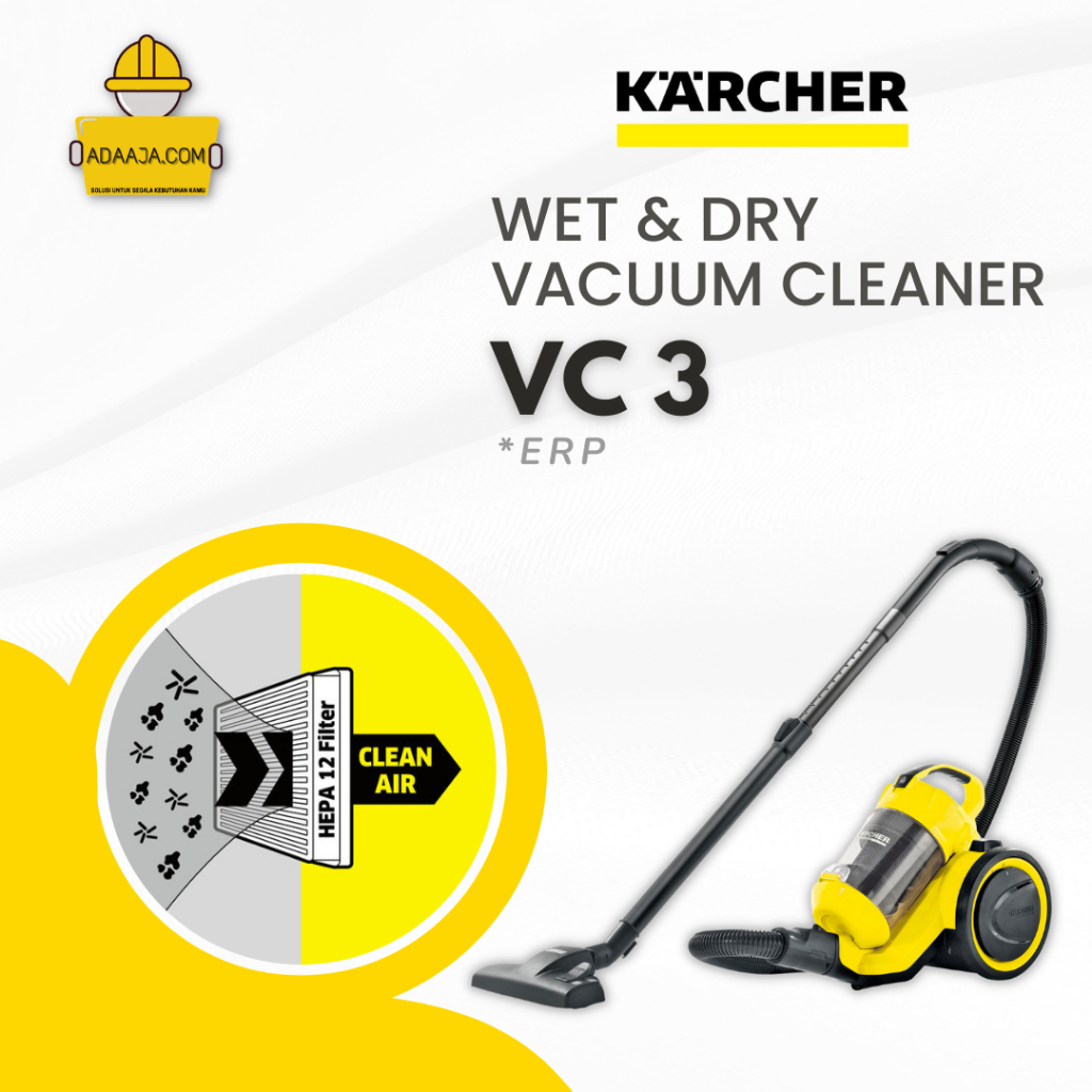 Karcher VC 3 Vacuum Cleaner Multi Cyclone Tech / Karcher VC 3 ERP