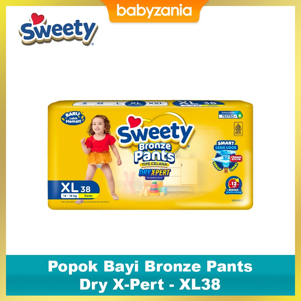 Sweety Popok Bayi Bronze Pants Dry X-Pert - XL 38