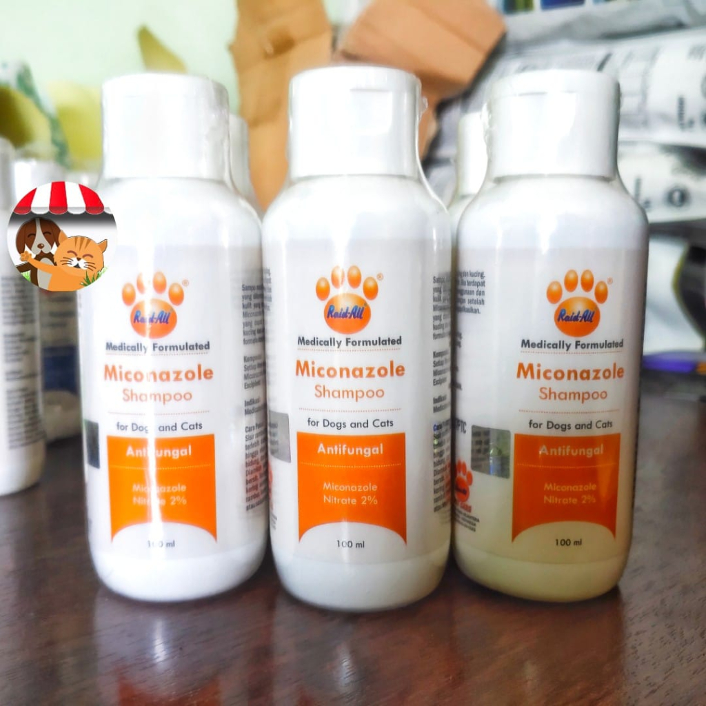 Raid All Shampoo Miconazole Anti Jamur Anjing dan Kucing 100ml