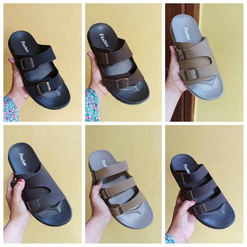 Sandal cowok fladeo brand matahari