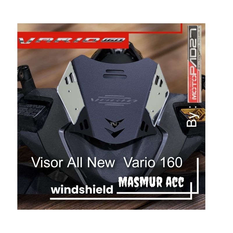 Visor  New Vario 160 windshield Vario 160 tameng depan Honda Vario 160 premium