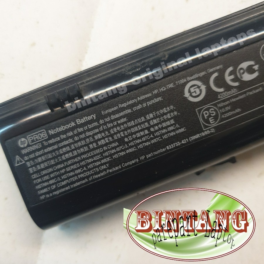 Baterai Battery Batre Laptop HP ProBook PR06 4330 4330S 4441S 4440 4430S 4435S