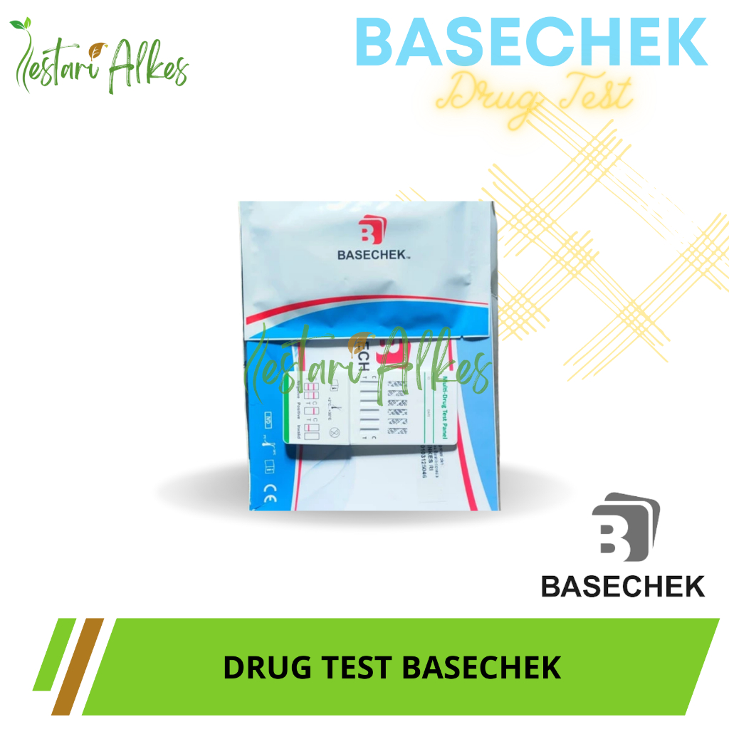 Drug Test 6 Parameter Basechek / Alat Tes Narkoba Basechek Ecer