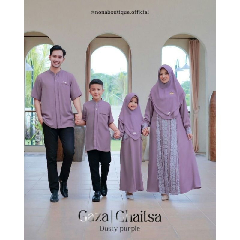 ready stok Gaza ghaitsa by Nona boutique (dusty purple M, 2, 8)
