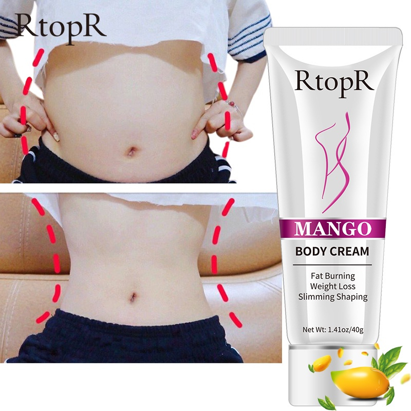 Rtopr Krim Slimming pinggang krim panas untuk menurunkan berat badan Slimming Weight Lose Body Cream Shaping Create Beautiful