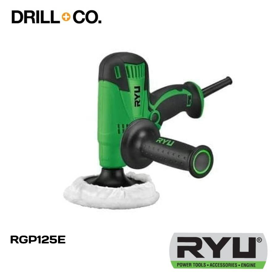 RYU Mesin Poles RGP125E/ Polisher RGP125E (Mobil, Motor, Kaca)