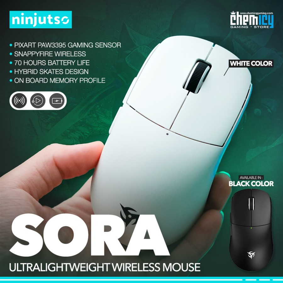 Ninjutso Sora Ultra-Lightweight Wireless Gaming Mouse