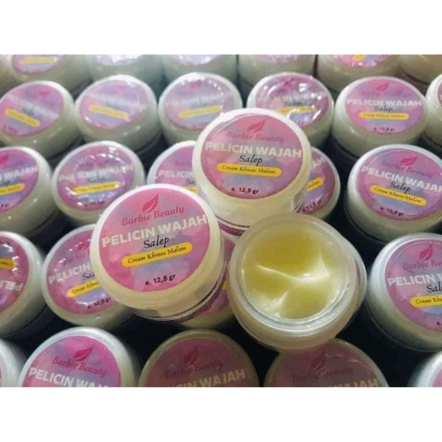 SALEP PELICIN BARBIE BEAUTY ORIGINAL 12,5gr CREAM PENCERAH KULIT WAJAH GLOWING PUTIH DALAM 3HARI KHU