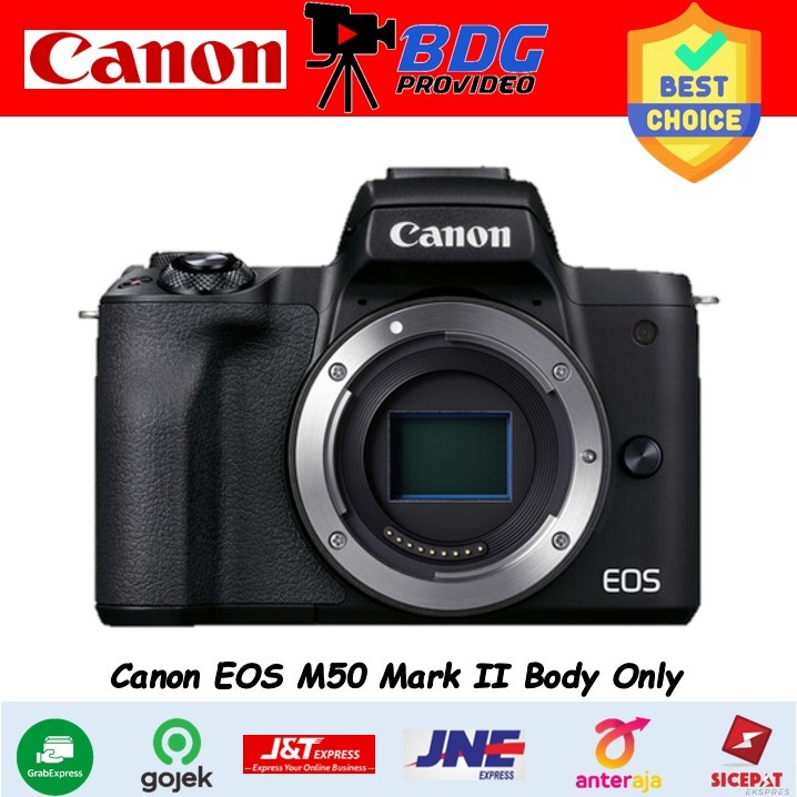 CANON EOS M50 MARK II BODY ONLY garansi resmi / Kamera CANON EOS M 50 MARK 2 BO GARANSI RESMI