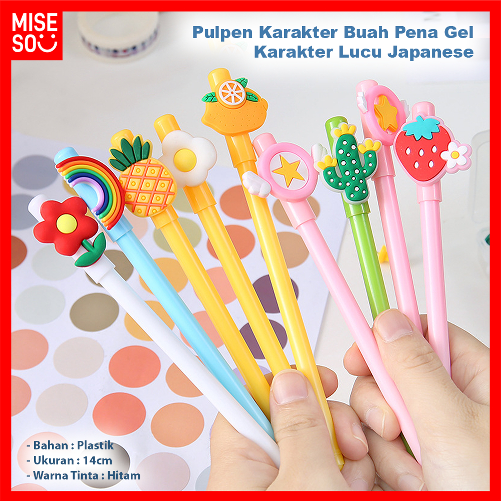 

Pena Gel Pulpen Karakter Buah Karakter Lucu Pen Cute Student Japanese 839