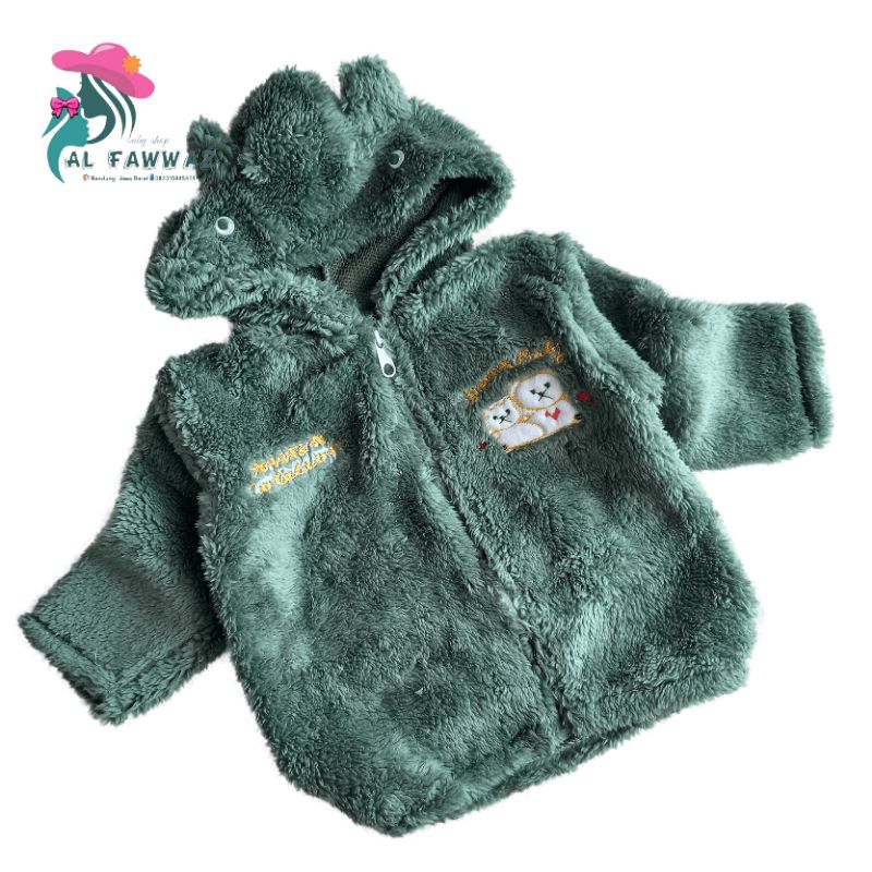 Jaket bayi/balita bulu new