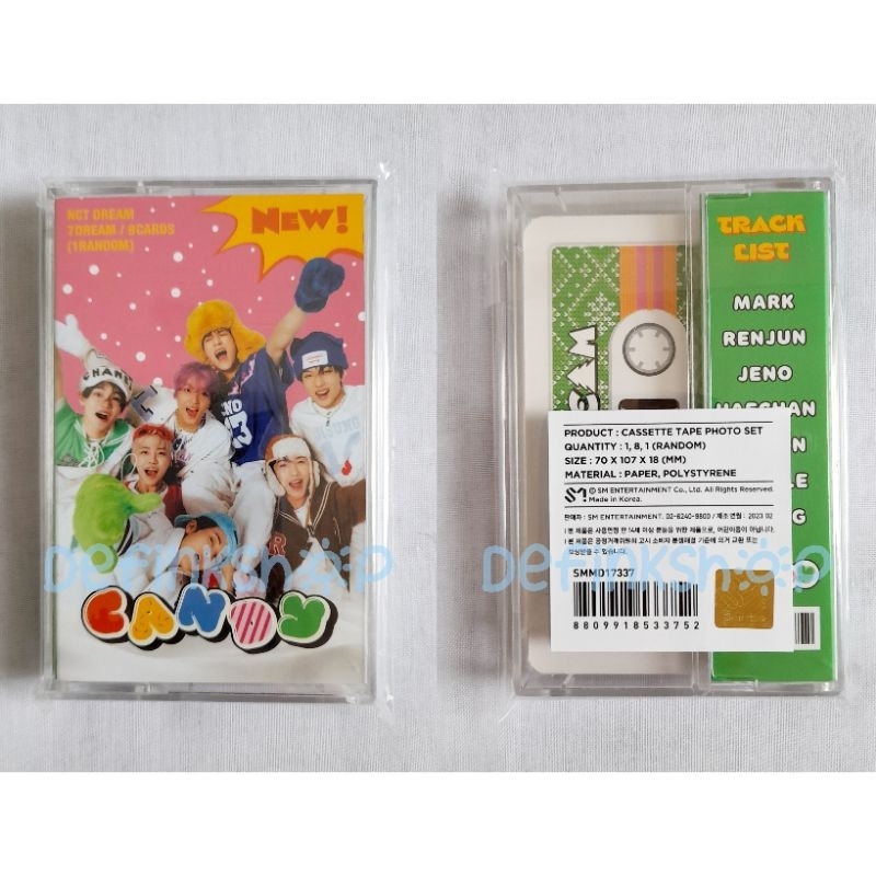 [READY STOCK] MD NCT Dream Candy - Cassette Tape Photo Set Sealed | Merch PC Photocard Concept Selca