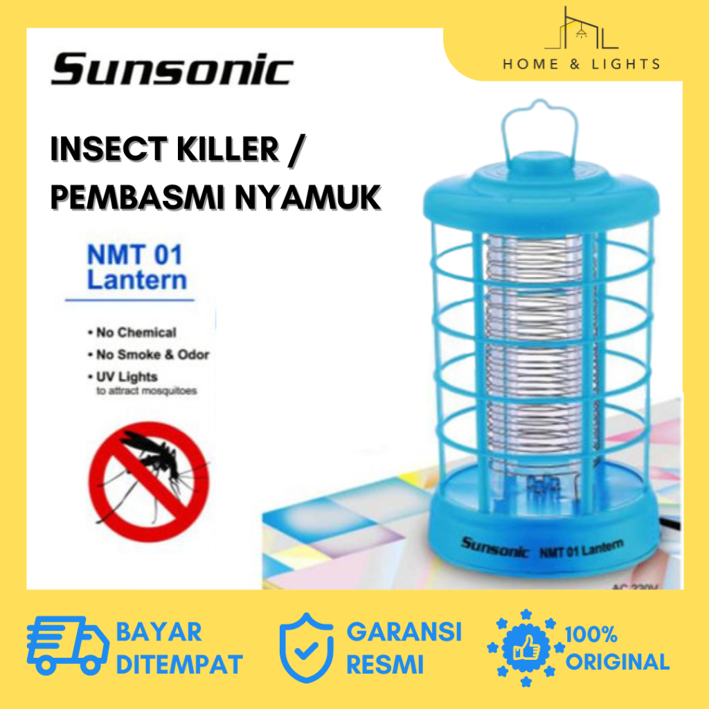 SUNSONIC Insect Killer Mosquito Killer Perangkap Nyamuk Mosquito Trap Lantern