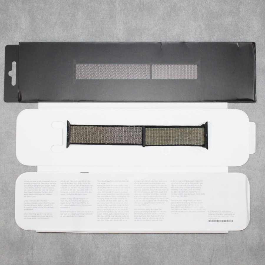 Tali/Strap - Sport Loop Band IWATCH Nike Lava Glow 42mm/44mm/45mm/49mm Preloved/Second Good Conditio