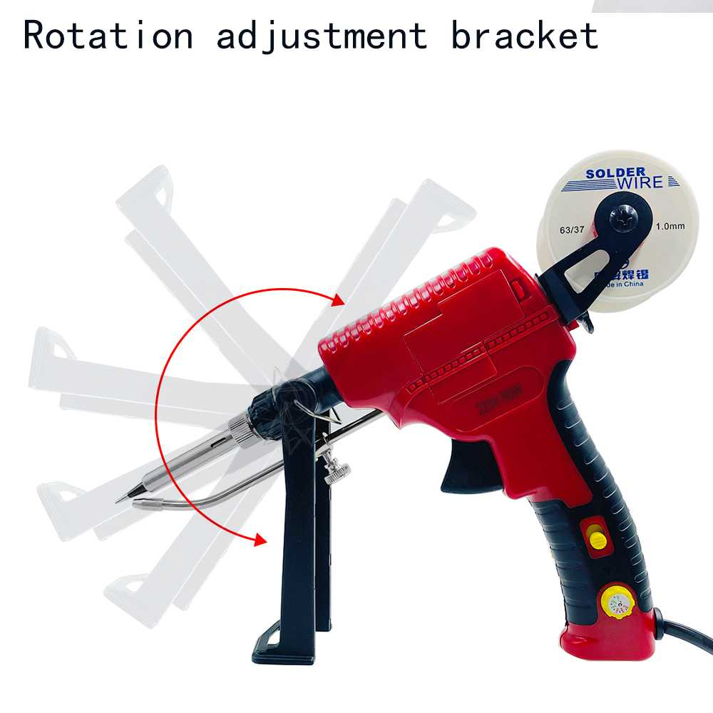 Solder Listrik Tembak Tin Iron Gun Adjustable Temperature 60 W LEF-220