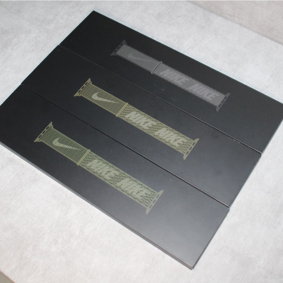 Tali/Strap - Sport Loop Band IWATCH Cargo Khaki Nike 42mm/44mm/45mm/49mm New/Segel Greenpeel/BNIB 10