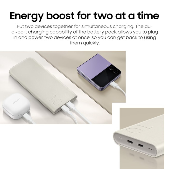 Samsung Power Bank 10000mAh Dual Port 25w Fast Charging